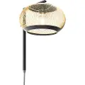 QAZQA Moderne vegglampe sort med gull - Lucas