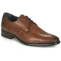 Fluchos for man. 9204 Alex Brown leather loafers (43), Flat, Laces, Casual