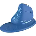 Delux M618XSD BT+2.4G RGB Wireless Vertical Mouse (blue) - Ergonomisk mus - 7 - Blå