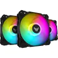 Asus TUF GAMING TF120 ARGB 3IN1 - Kabinettvifte - 120mm - Svart med RGB LED-lys - 29 dBA