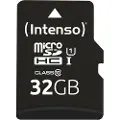 Intenso Premium - Flashminnekort (microSDHC til SD-adapter inkludert) - 32 GB - UHS Class 1 / Class10 - microSDHC UHS-I