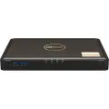 Qnap TBS-464 NASbook - NAS-server - 4 brønner - RAID 0, 1, 5, 6, 10 - RAM 8 GB - 2.5 Gigabit Ethernet - iSCSI støtte