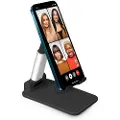 SBS TASTAND, E-Bok leser, Mobiltelefon/smarttelefon, Plate / UMPC, Passiv holder, Bord, Sort, Sølv
