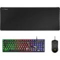 Mars Gaming Mcpx Spillmus Og Tastatur Med Musematte