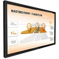 Philips 32BDL3651T - 32 Diagonalklasse LED-bakgrunnsbelyst LCD-skjerm - interaktiv digital skilting - med pekeskjerm (multiberørings) - 1080p 1920 x 1080