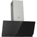 Gorenje Essential WHI949EXBG - Panser - skorsteinvinklet - bredde: 90 cm - dybde: 33.5 cm - ekstraksjon og resirkulasjon (-) - med intern motor - rustfritt stål / sølv