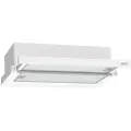Gorenje Essential TH60E3W - Panser - teleskopisk - bredde: 60 cm - dybde: 30.6 cm - ekstraksjon og resirkulasjon (-) - hvit