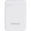 Intenso Powerbank XS5000 - Strømbank - 5000 mAh - 2.1 A - 2 utgangskontakter (USB, 24 pin USB-C) - på kabel: USB-C - hvit