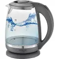 Adler AD 1286, 2 l, 2200 W, Grå, Gjennomsiktig, Glass, Vannivåindikator