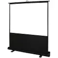 Elite Screens ezCinema Plus 2 Series Premium - Projeksjonsskjerm med gulvstativ - står på gulv - 95 (241.3 cm) - 16:9 - MaxWhite - svart