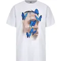 Mister tee Le Papillon Oversize Kortarmet T-skjorte