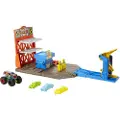 Hot Wheels Monstertruck-krasjstasjon Og Biler