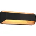 TRIO Vegglampe svart 35 cm inkl. LED 3-trinns dimbar - Tyko