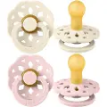 BIBS smokk Boheme 2-pk 0-6m Ivory/Blossom