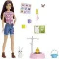 Barbie Mattel campingdukke - skipper og kjæledyr (HDF69/HDF71)