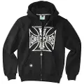 West Coast Choppers Og Logo Genser Med Hel Glidelås