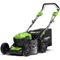Greenworks GD40LM46SP, Manuell gressklipper, 750 m², 46 cm, 2,5 cm, 7 mm, 4 hjul