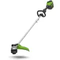 Greenworks GD60LT, Trådkutter, 40 cm, D-sløyfet håndgrep, 2 mm, Sort, Grønn, Grå, Batteri - SOLO