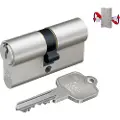 Basi V5200-1010, Europrofilsylinder, Sølv, 3 stykker, 1 stykker, 291 g, 1,5 cm