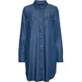 Vero Moda Silla Mix Langarmet Kort Kjole