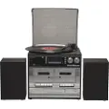 Denver Stereoanlegg med platespiller, kassettspiller, CD-spiller og radio MRD-166