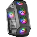 Mars Gaming Premium Mc51 Rgb Crystal Pc-tårnkasse
