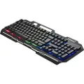 Denver GKB-231 Nordic RGB-gamingtastatur med membranteknologi og USB-tilkobling