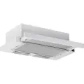 Silverline SL 1152 V3 - Panser - teleskopisk - bredde: 59.8 cm - dybde: 30.5 cm - ekstraksjon og resirkulasjon (-) - hvit/stålfarge
