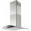 Silverline Melin Ada SL4142-90RF - Panser - Island - bredde: 89.8 cm - dybde: 60 cm - ekstraksjon og resirkulasjon (-) - stål