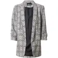 Pieces Boss 3/4 Printed Blazer