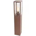 QAZQA Industriell stående utelampe rustbrun 80 cm IP44 - Charlois