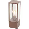 QAZQA Industriell utendørs gulvlampe rustbrun 40 cm IP44 - Charlois