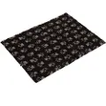 Vetbed Isobed SL hundeteppe Paw, svart/grå - L 100 x B 75 cm