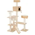 Zooplus Exclusive Klorestativ Pepperkakehus med stige - Beige