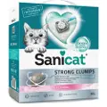 Sanicat Strong Clumps kattesand, kattesand, bentonitt, babypulver, 10l, klumper