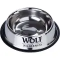Wolf of Wilderness sklisikker stålskål for hunder - Sparesett: 2 x 850 ml, Ø 23 cm