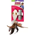 Kong Feather Mouse med kattemynte - 1 stk
