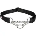Trixie Premium kvælerhalsb. 45 - 70 cm/25 mm, sort