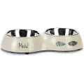 Karlie Diner Set Yaren Dobbeltskål - 2 x 200 ml, Ø 14 cm