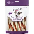 Dokas Tygge-Twister - 200 g Oksehud, andehjerte og andebrystfilet