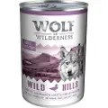 Wolf of Wilderness Økonomipakke Wolf of Wilderness Adult 24 x 400 g – Single Protein - Wild Hills - And