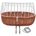 Aumuller Sykkelkurv med beskyttelsesgitter - Maxi: ca. L 66 x B 48 x H 44 cm