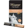 Miamor Cat Snack Leverposteikrem - 6 x 15 g