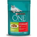 Purina One SterilCat - Kalkun og grønne bønner 52 x 85 g