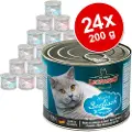 Leonardo All Meat kattemat 6 x 200 g - Fjærkre pur