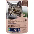 Bozita Kjøttbiter i gelé med kyllinglever - pose til katter - 85g