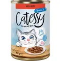 Catessy Økonomipakke Catessy biter i saus eller gelè 24 x 400 g - med okse i gelè