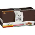 Gourmet Megapakke Purina GOURMET A la Carte 60 x 85 g - Kjøkkensjefens oppskrift: Kylling, storfe, ørret, sei
