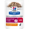 Hills i/d Digestive Care kattefôr med Kylling - 12 x 85 g