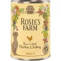 Rosie's Farm Økonomipakke Rosie's Farm Adult 24 x 400 g - Kylling & Kalkun